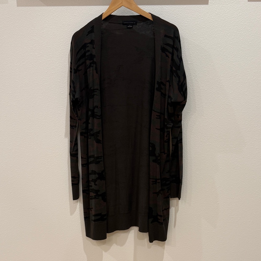 Sanctuary Black and Brown Cardigan